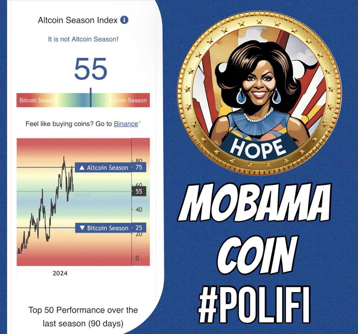 Crypto_Whale420's tweet photo. 🚨ATTENTION🚨 #100XGEM #POLIFI
#MOBAMA COIN PRESALE $0.002
👇👇👇👇👇👇👇👇👇👇
https://t.co/7E9eraLbZI
STOCK UP BEFORE #ALTSEASON! https://t.co/hDnZORMmgV