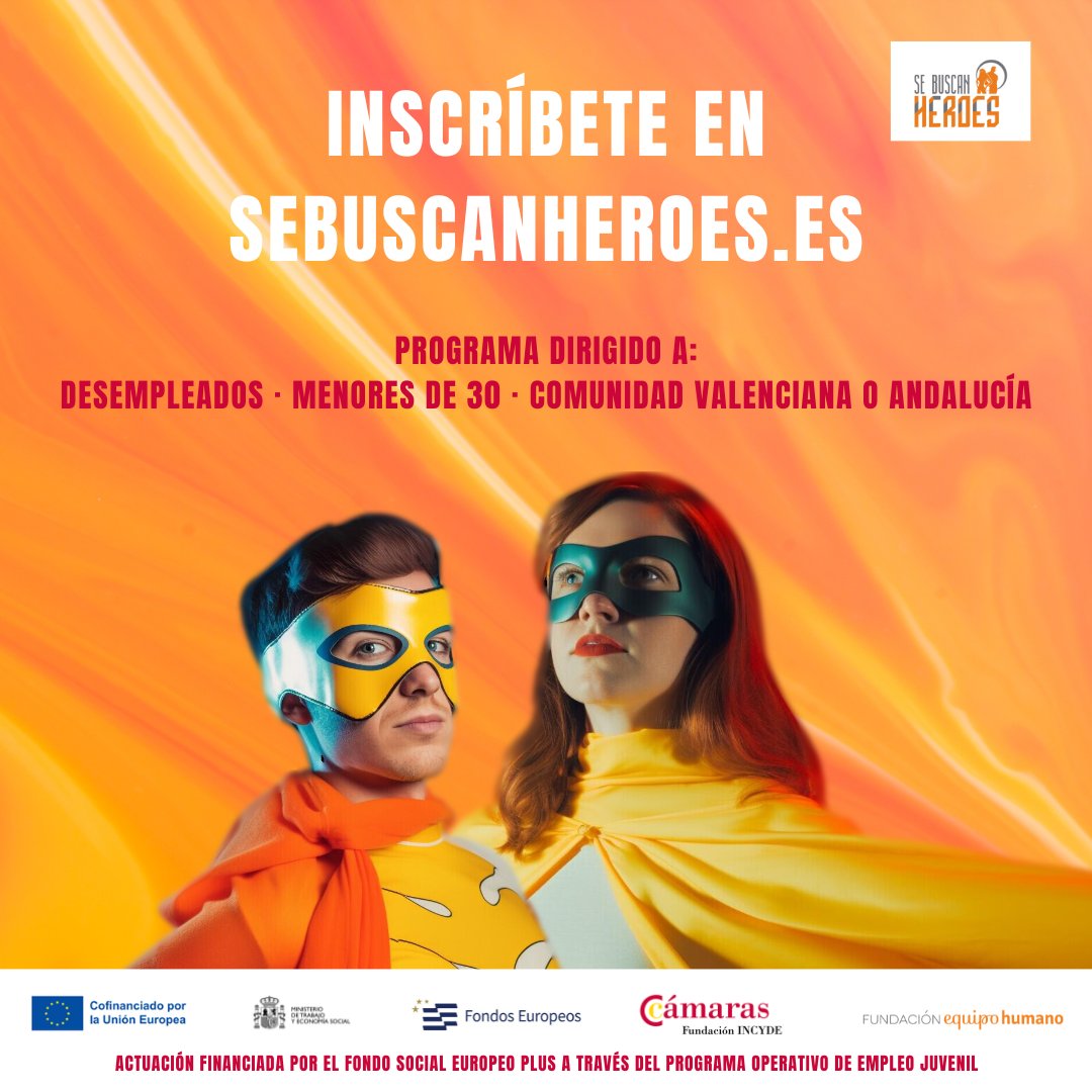 ¿CANSADX DE BUSCAR? ACOSTÚMBRATE A ENCONTRAR. INSCRÍBETE EN SEBUSCANHEROES.ES