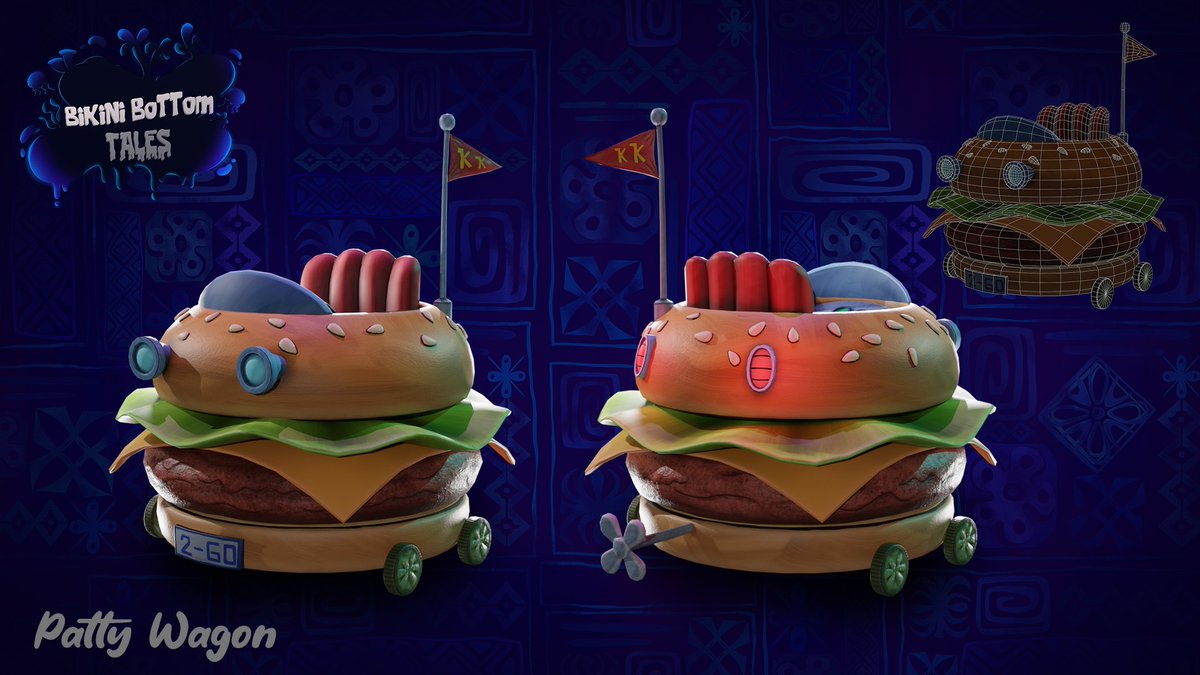 knowlife4_YT's tweet photo. Here's a wonderful showcase of Bikini Bottom Tales' Patty Wagon! https://t.co/osRyEyycYT