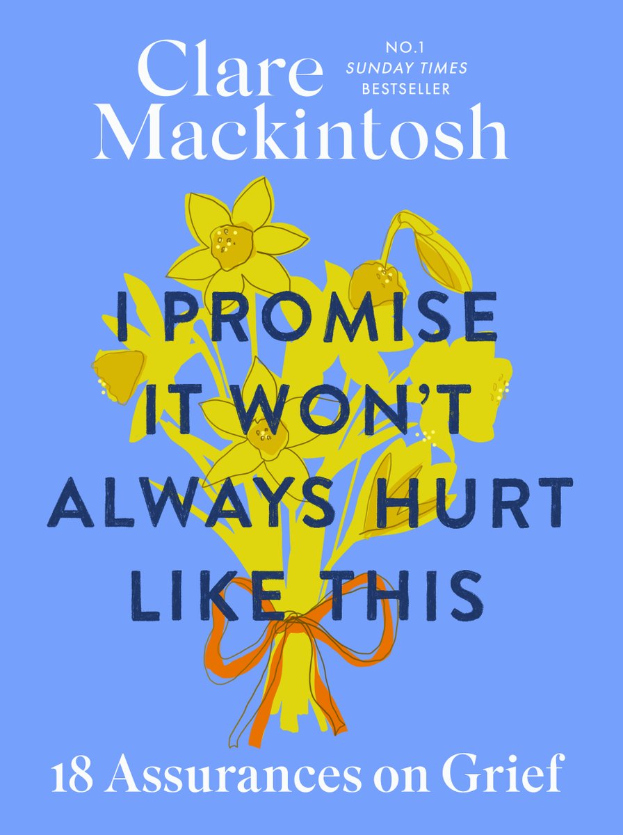 In March & April Booktime, we interview Clare Mackintosh @claremackint0sh about her book I Promise It Won't Always Hurt Like This, in which she draws on her own experiences of loss to offer 18 short, compassionate assurances on grief. #booksaremybag #choosebookshops