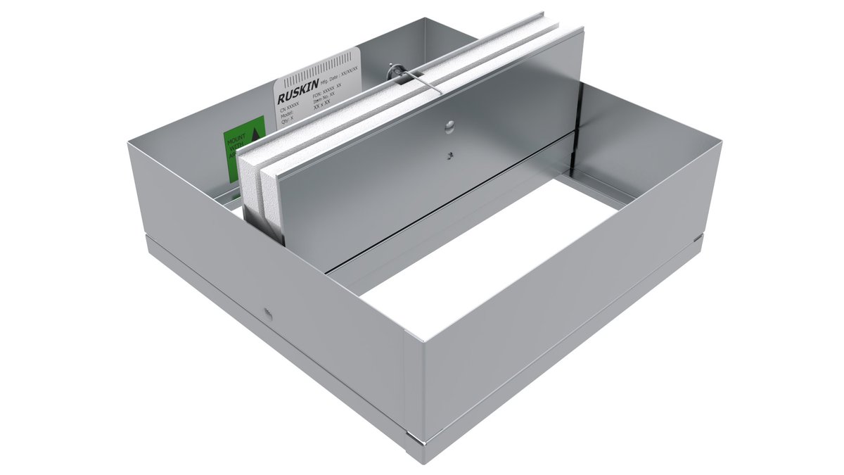 Ruskin CFD model ceiling fire dampers provide the appropriate protection needed for openings in fire-rated ceilings. These UL Classified dampers protect against heat, as well as flame, in ceilings with fire resistance ratings of 3 hours or less ruskin.com/category/275~F…