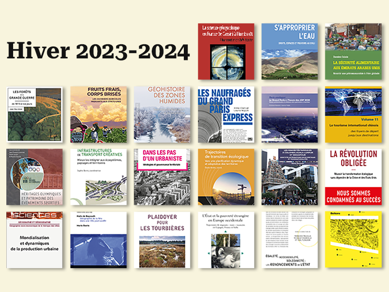 Geoconfluences's tweet photo. Parutions papier en géographie, hiver 2023-2024 📚 #vendrediLecture
Jeux olympiques, Grand Paris, Balkans, Beyrouth, Tamouls, "Roms", tourisme en Chine, sécurité alimentaire, transition écologique, tourbières, forêts, zones humides, services publics...
https://t.co/r7wBXG9IxG https://t.co/4jXa3ErISk