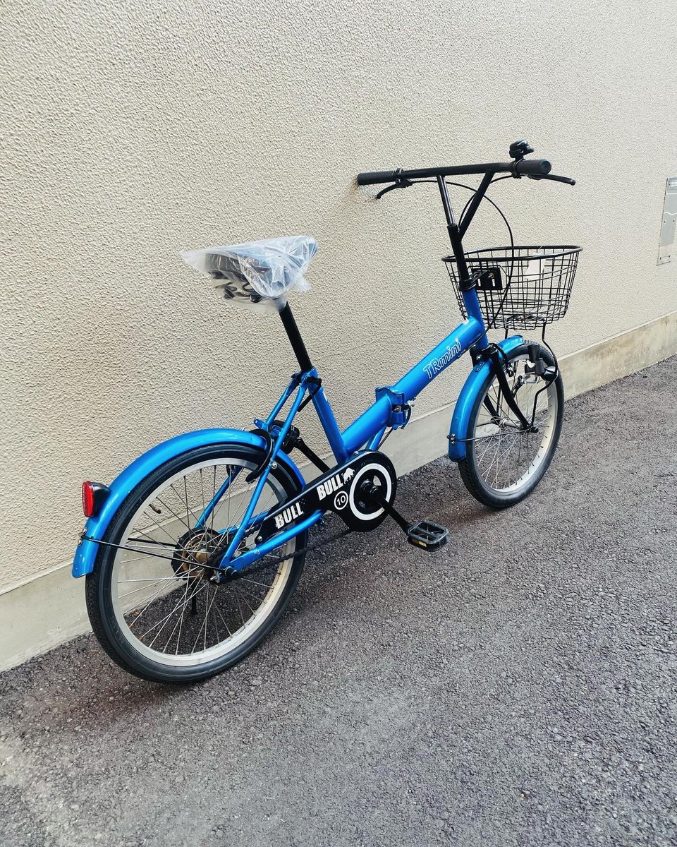 amigosbikes's tweet photo. 予約の中古自転車完成！

変速なしの折りたたみ自転車

前カゴ
ライト
前ブレーキゴム
前ブレーキワイヤー
後ろカギ
以上、新品に交換済み

9800円＋消費税5%
半年間の修理半額サービス付き

ありがとうございました！

#アミーゴスバイクス
#桜川 
#大阪
#中古自転車
#長持ち重視の中古自転車
#大阪 https://t.co/b0KwQAIj2z