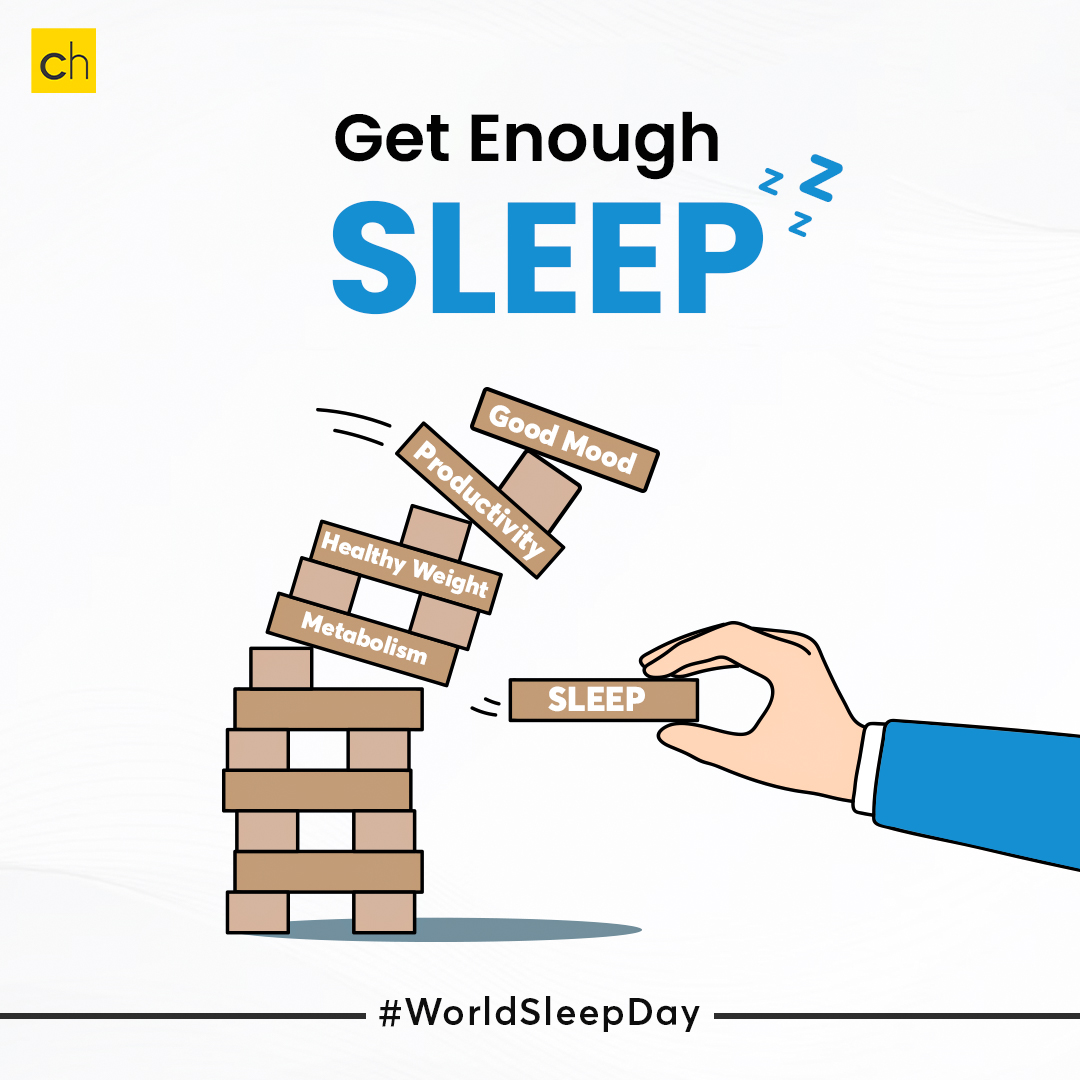 'Celebrate #WorldSleepDay by prioritizing your rest and rejuvenation! A good night's sleep is crucial for physical and mental well-being. Let's embrace the power of quality shut-eye. 💤 #SleepAwareness #SelfCare #HealthyHabits #GoodNightsRest'
​
#WorldSleepDay #SleepAwareness