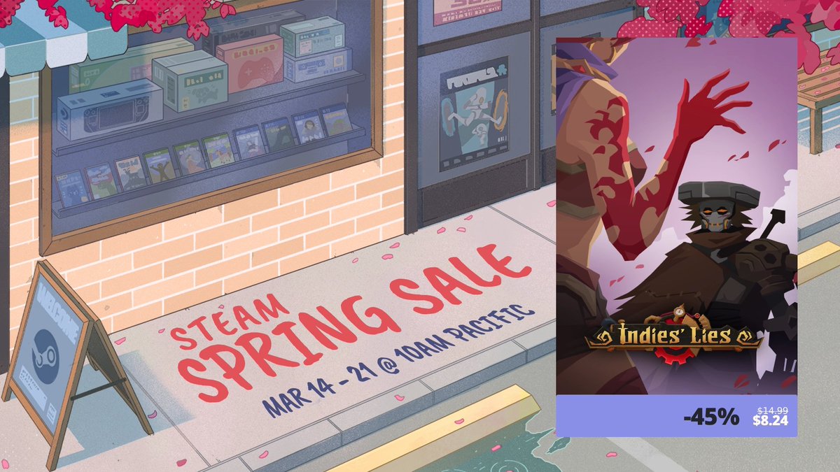 FunSquare_Games's tweet photo. 🌸#Steam Spring sale is blooming!

😃Indies' Lies - 45% off😃

💫Celebrate this fine season with our new historical discount!

https://t.co/uQQOyxaHZl https://t.co/irmHqwYcZy