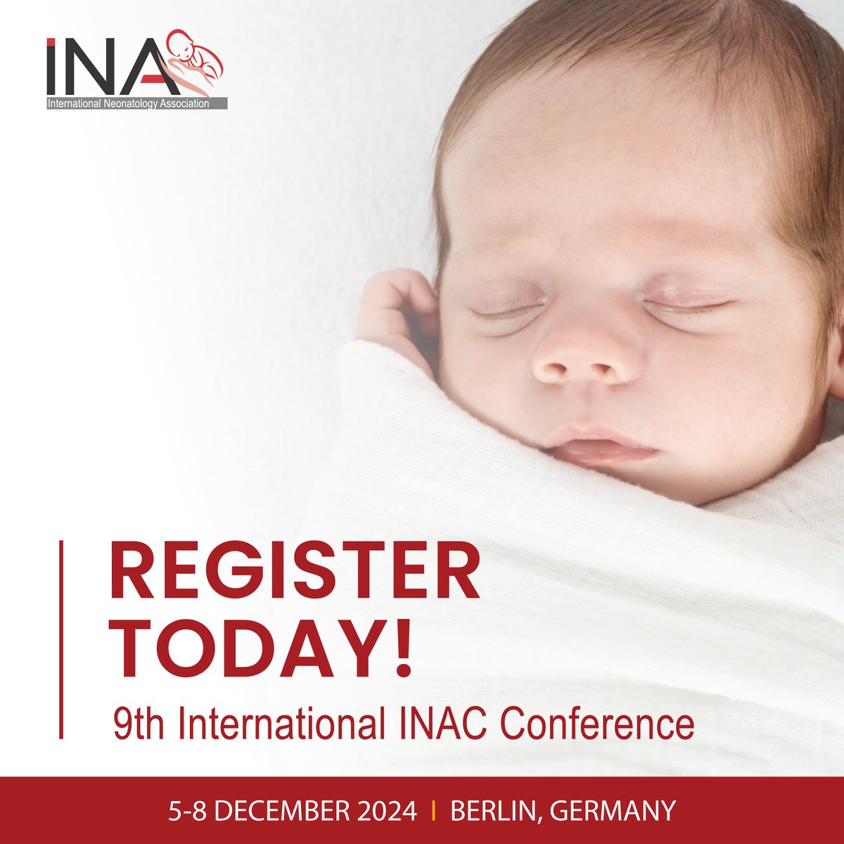 Register now for the 9th International Neonatology Association Conference! Join leading experts, network with peers, and advance your knowledge in neonatology. Don't miss out! 👩‍🔬👨‍🔬 Early bird registration is open until 1 July 2024