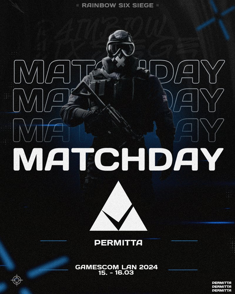 Permitta eSports (@permittaesports) on Twitter photo Just as they join us, they're already diving into their first tournament! ๐คซ
Our Rainbow Six Siege Team is participating in the <a href="/GamescomLAN/">gamescom LAN</a> 2024 tournament with the following players:
<a href="/MafuyuR6/">Phil</a>
<a href="/Ginicool/">Ginicool</a>
<a href="/SteffenRenger/">Steffen Nitriersรคure</a>
Jomon
bbqX
We wish them the best of Just as they join us, they're already diving into their first tournament! ๐คซ
Our Rainbow Six Siege Team is participating in the <a href="/GamescomLAN/">gamescom LAN</a> 2024 tournament with the following players:
<a href="/MafuyuR6/">Phil</a>
<a href="/Ginicool/">Ginicool</a>
<a href="/SteffenRenger/">Steffen Nitriersรคure</a>
Jomon
bbqX
We wish them the best of