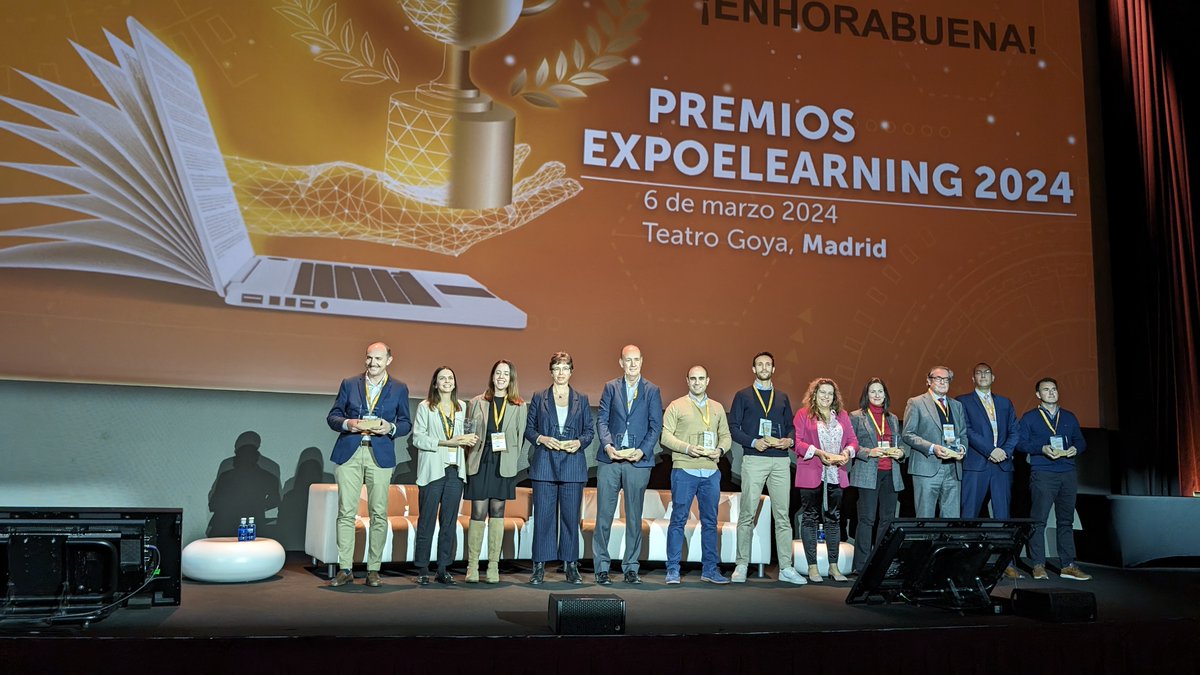 👏 Enhorabuena nuevamente a los 10 ganadores de las 10 categorías de los PREMIOS #EXPOELEARNING24 como referentes de innovación en la formación.

bit.ly/49SnK0C