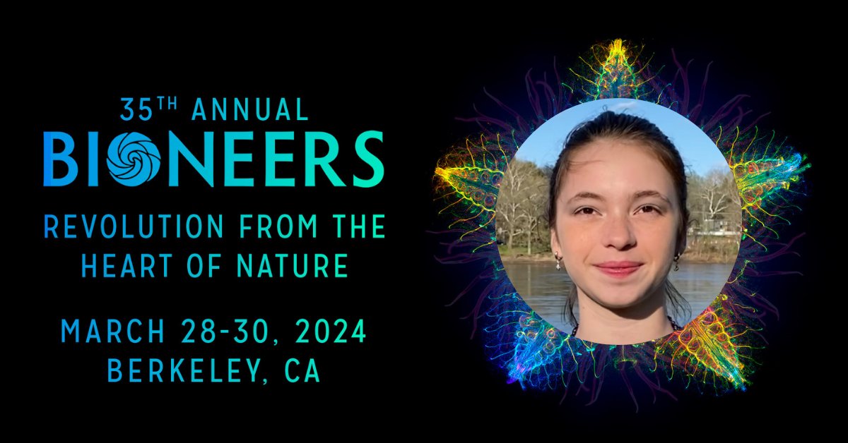 2023 1st Place #EcoHero #AwardWinner @Charlot72045499was named Youth Leadership Keynote Address speaker at the 35th annual Bioneers Conference on March 30th from 10:09 am to 10:20 am in Berkeley, California, U.S.A. #nature #climateactionnow #youthactivism #climateaction