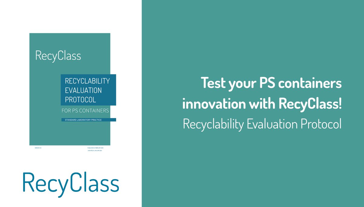 With a view to further improving the design for recycling (DfR) and adapting to the continuous development of recycling processes, <a href="/RecyClassEU/">RecyClass</a> has announced that they updated their Recyclability Evaluation Protocol for PS containers in collaboration with the members of the PS