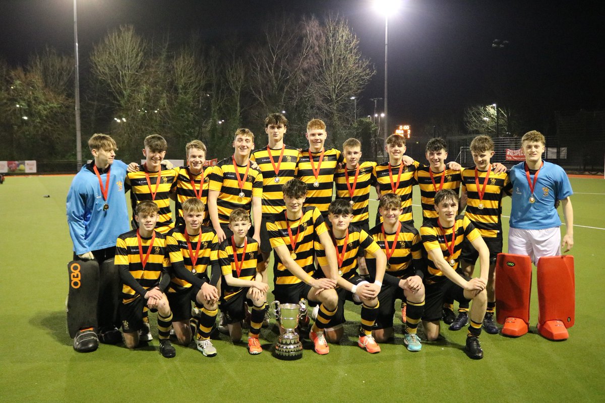 Burney Cup Winners 2024 🏆 Massive congrats to RBAI Hockey on winning the Burney Cup after a 2-1 thriller vs Banbridge Academy last night at Stormont! Well deserved after all the hard work put in this season!