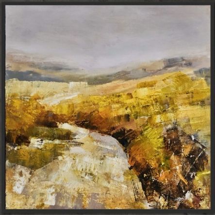 MadeinEVAN's tweet photo. EVAN #artist, Debbie Adkins, creates abstract &amp; representational #paintings working with all mediums. She also makes &amp; prints collage papers to use in her #mixedmedia #landscapes. 
https://t.co/gA2Pz7vuzM 
#MadeinEVAN #supportlocalartists #notjustlakes #artinCumbria #print https://t.co/IV4eBzei8e