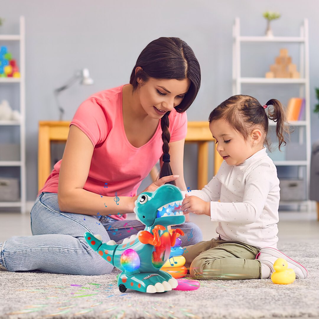Tokidaring's tweet photo. 🦕 Dive into rhythm and light with Musical Dinosaur toy!  
🌟 it boosts auditory skills and is gentle on little eyes.  
🎁it's interactive fun for the whole family! 
🛒7% off coupon now on AlT #toyshopping #KateGate #Tiktok #rednoseday #fridaymorning #idesofmarch https://t.co/6PFB3hqkNi
