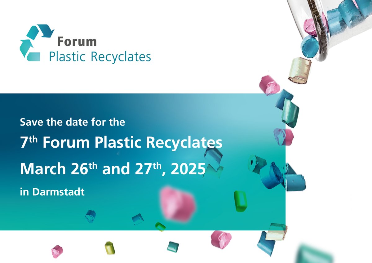 After the forum is before the forum: Save the date for next one! Many thanks to all speakers and participants. We hope to see you next year. Please feel free to bring along other players involved in recycling and plastics applications. Please draw attention to the forum 2025. THX