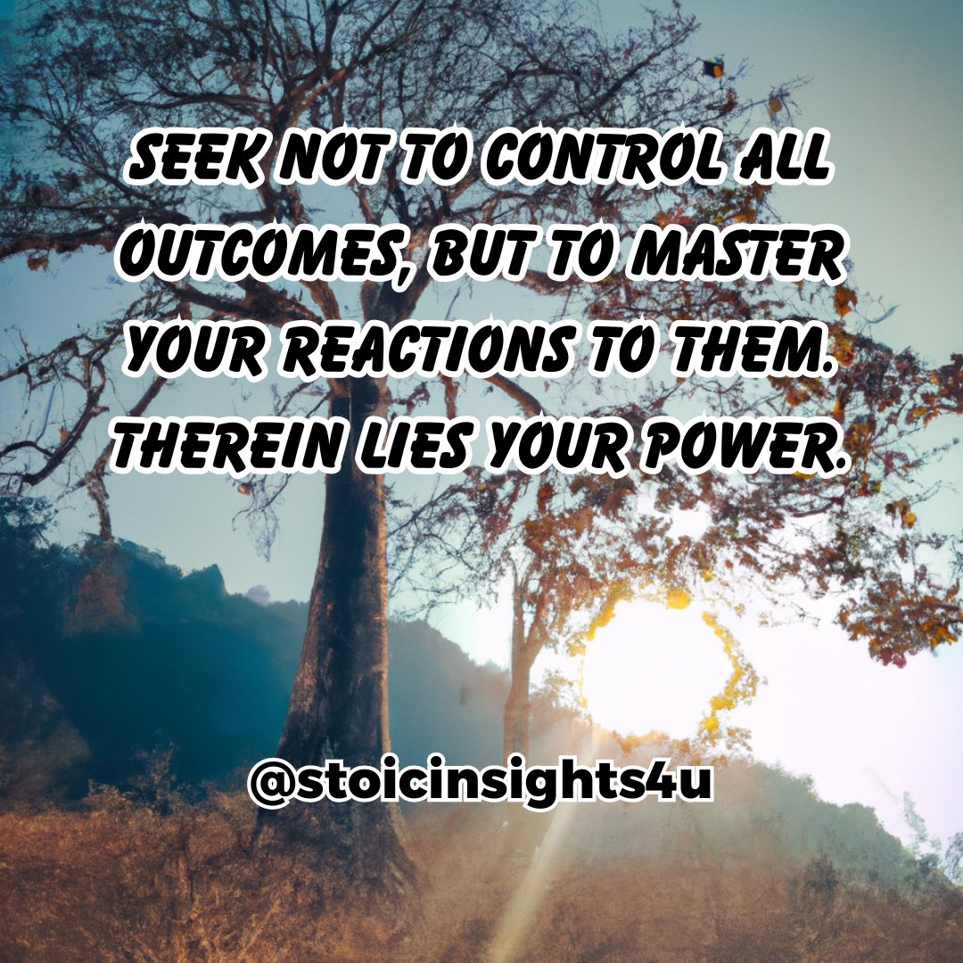 StoicInsights4u's tweet image. #ReactWisely #ControlYourResponse
#InnerStrength #EmotionalMastery
#ChooseYourResponse