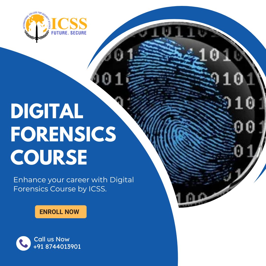 icssindiaa's tweet image. A career in digital forensics offers a variety of opportunities across different sectors, including law enforcement, cybersecurity, government agencies, private corporations, and consulting firms.
📞 +91 - 8744013901 | +91 - 8744013344
#digitalforensics #forensiccareer #courses