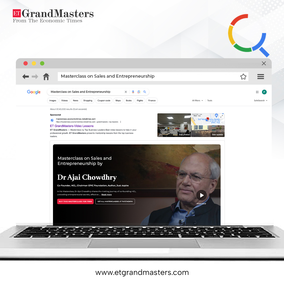 ETGrandmasters's tweet photo. Got a breakthrough product but struggling with sales?

Looking for a guidebook on successful entrepreneurship?

Your search ends here. This exclusive masterclass by Dr @AjaiChowdhry has you covered.

Streaming now on https://t.co/UbIs2rC4NV

Watch now. https://t.co/K8aq13I6vx