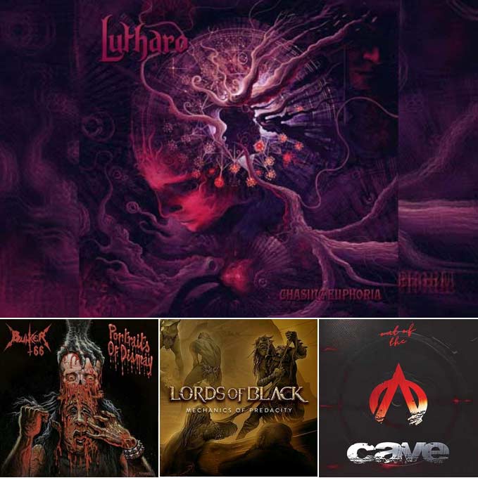 Die neuen Alben aus den LP/CD-Reviews:
 metalfactory.ch/music-reviews  #LutharoOfficial #Bunker66 #lordsofblack #OfficialCAVEBand #melodicdeaththrash #heavymetal #hardrock #thrashmetal