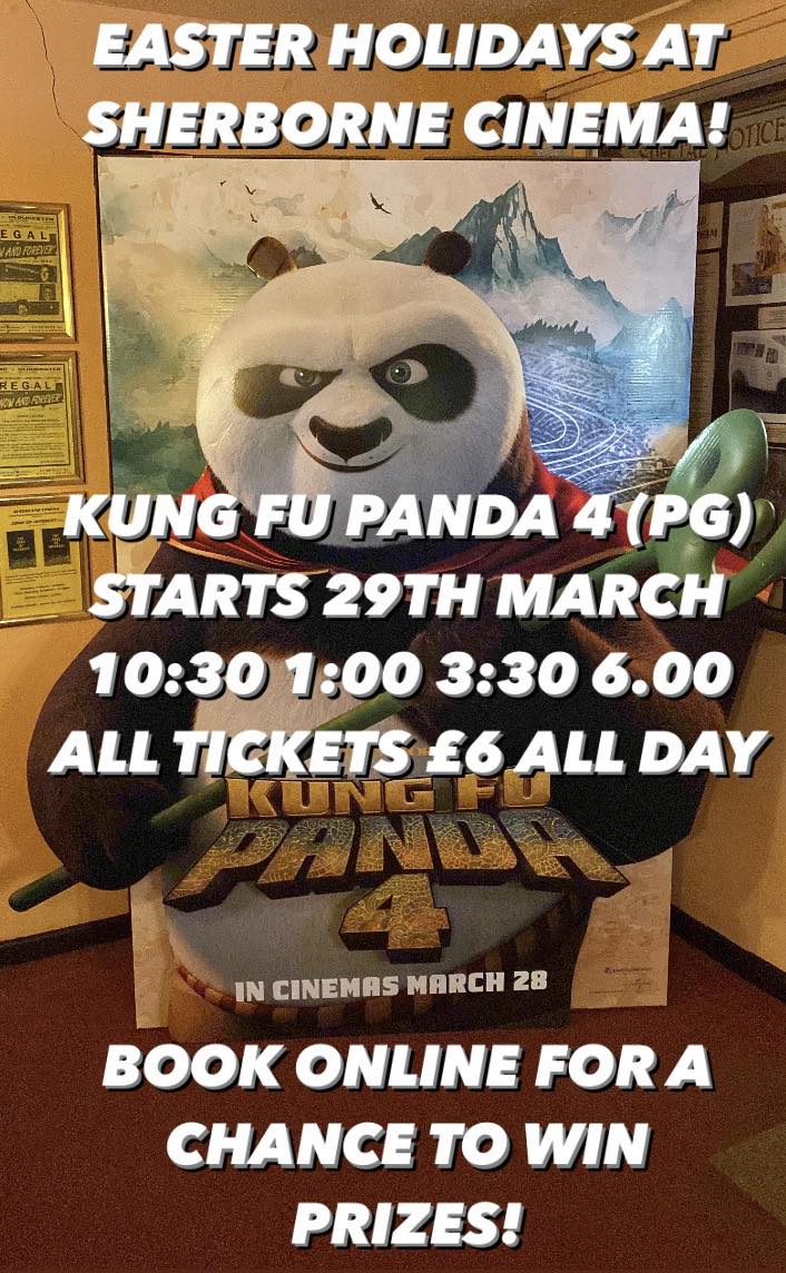 Sherborne Cinema (@sherbornecinema) on Twitter photo COMPETITION TIME!! We are giving away some branded drink/popcorn containers, free tickets and free popcorn this Easter holiday! To enter simply book Kung-Fu Panda 4 tickets online via Ticketsource. We will select winners on Thursday 28th March and surprise you on the day! COMPETITION TIME!! We are giving away some branded drink/popcorn containers, free tickets and free popcorn this Easter holiday! To enter simply book Kung-Fu Panda 4 tickets online via Ticketsource. We will select winners on Thursday 28th March and surprise you on the day!