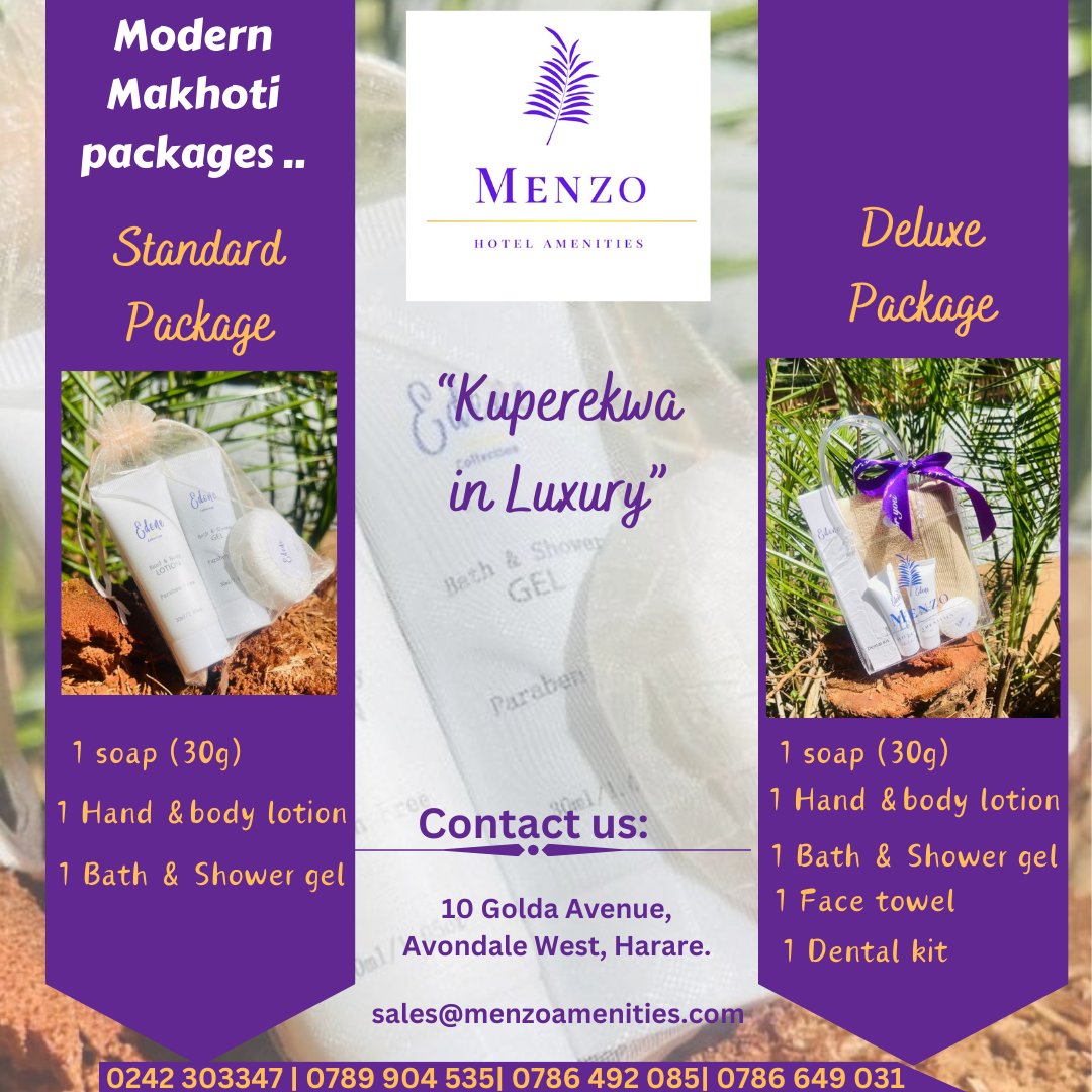 MenzoAmenities's tweet photo. Gift your in-laws with luxury...
#mordenmakhoti
#edenecollection
#menzohotelamenities
#kuperekwa
#parabenfreeproducts
#ecofriendlyproducts
#hotels #luxury
#hospitality #hotelsandresorts https://t.co/CNUBjsKcIP