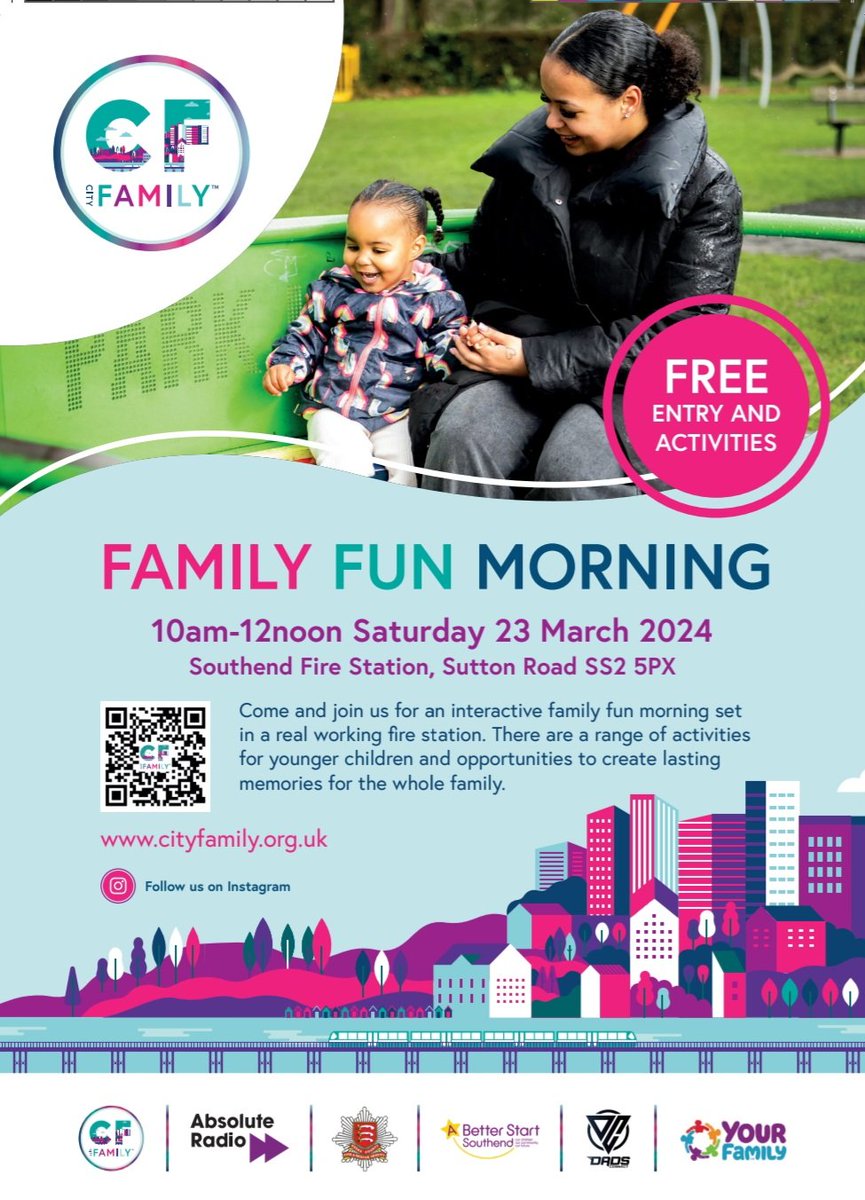 Join us on Sat 23rd Mar at <a href="/ECFRS/">Essex Fire Service</a> Southend for a morning of family fun. #under5 #family <a href="/ABSSouthend/">A Better Start Southend</a> <a href="/bushontheradio/">Andy Bush</a> @SafeguarDigiGP