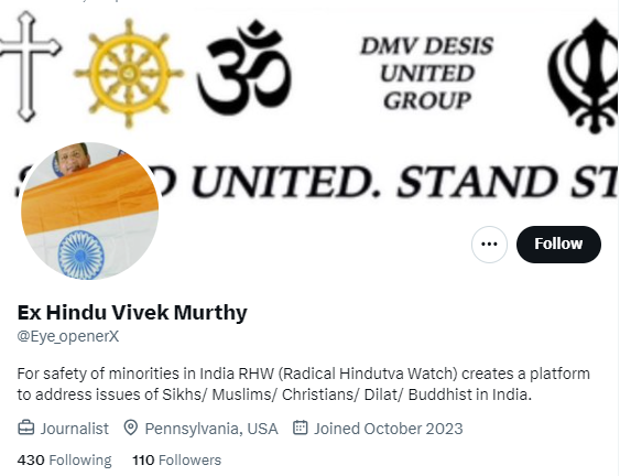 In the last few months, several social media handles have popped up claiming to be ex-Hindu & now converted identities. Reason- To run brazen propaganda & target Hindus & by large propaganda against India. Exposing a typical Pakistani micro psy-op handle @Eye_openerX Thread: