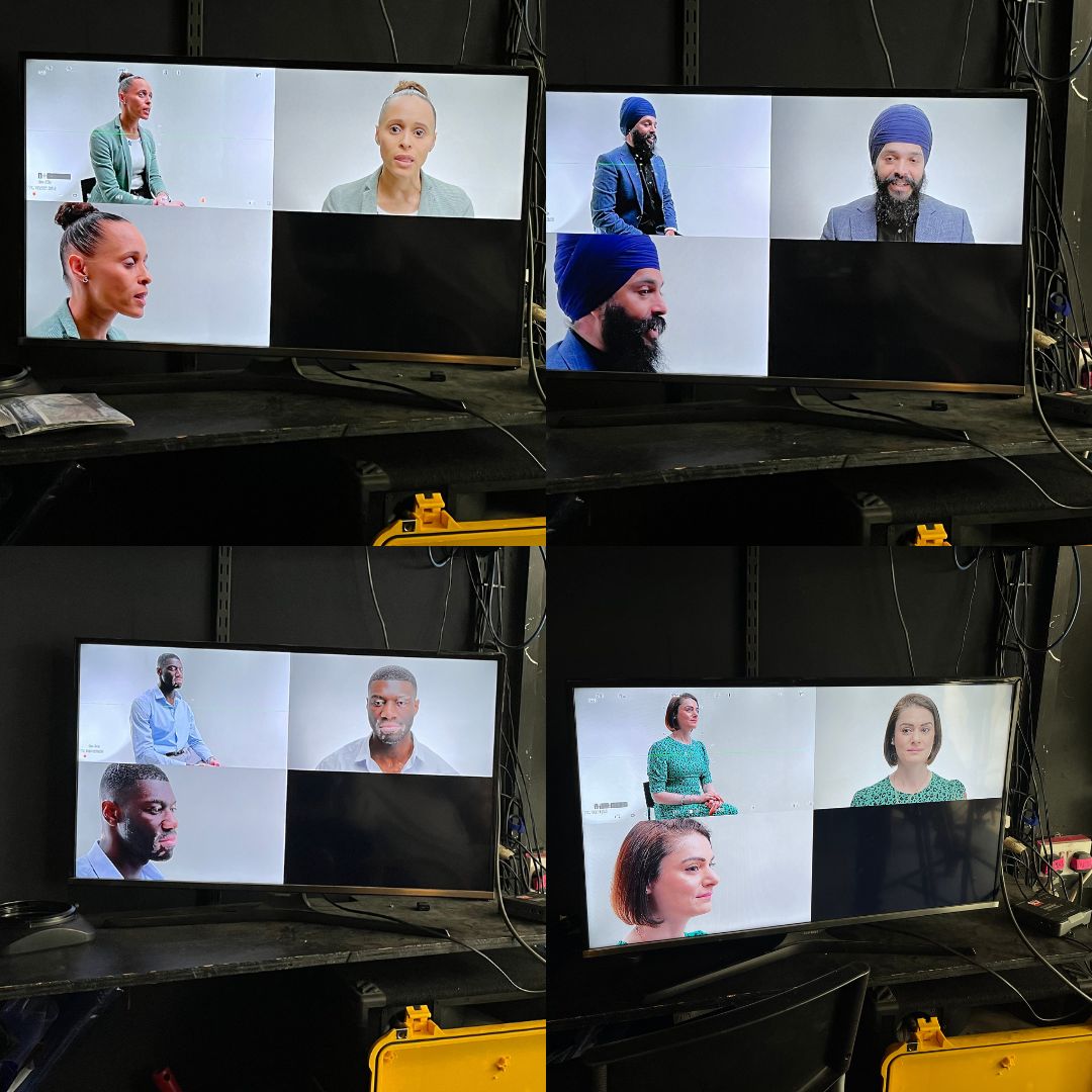 vitiligosociety's tweet photo. 🗣️🆕 Next week, The Vitiligo Society launches its first ever national campaign! 

Join us on Tues 19 March as we share findings from the largest survey of the UK vitiligo community. #LetsTalkVitiligo #Vitiligo   

PS Here's a sneak peek at our campaign video recording day 📸 https://t.co/PaFADauUSP
