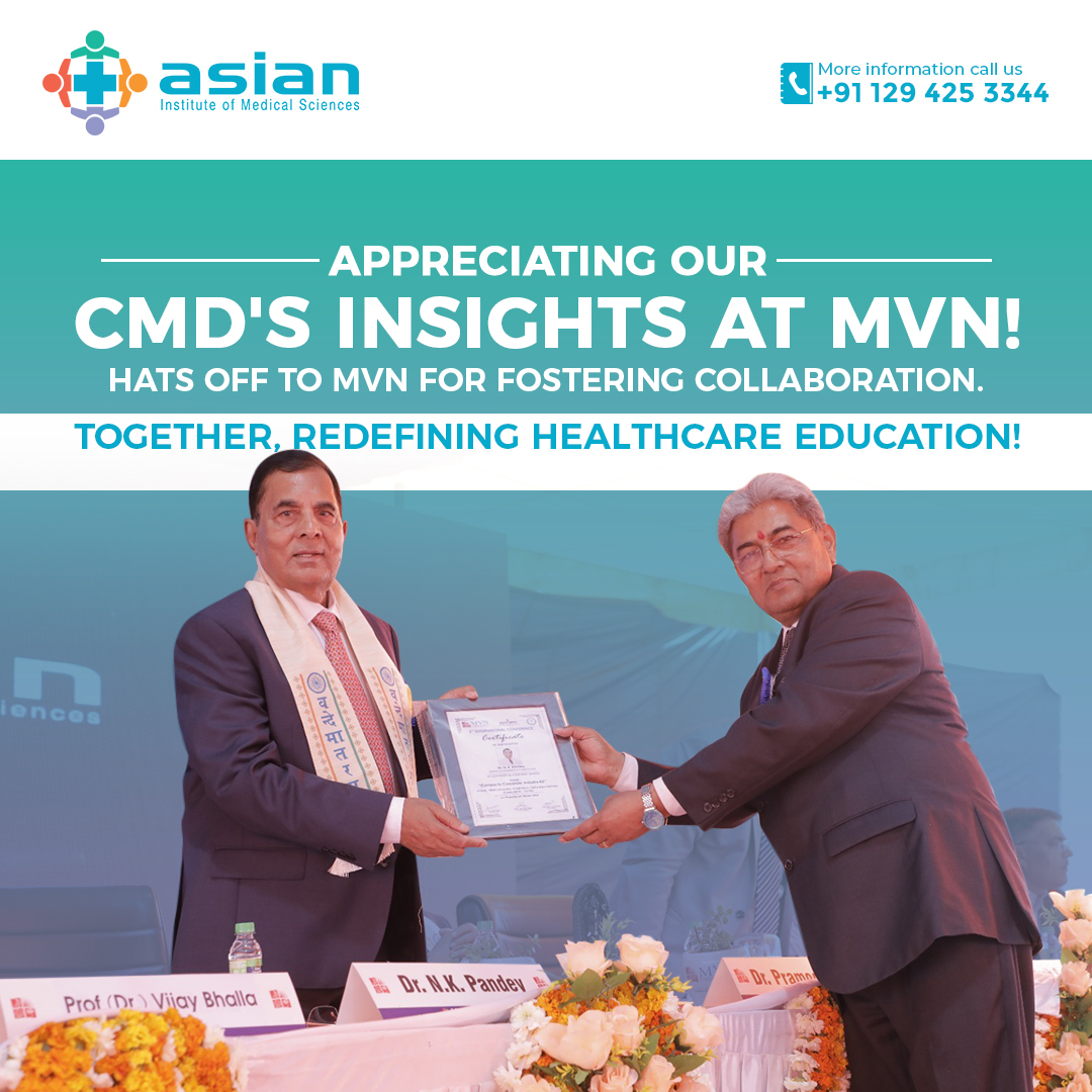 AIMSFaridabad's tweet photo. Unlocking healthcare's potential! Our CMD shares insights at MVN University, fostering innovation and collaboration. Together, we shape tomorrow's healthcare landscape.
.
.
#HealthcareLeadership #EducationInnovation #CMDTalks #MVNEvent #FutureOfHealthcare #IndustryInsights #GraduateExpectations #UniversityInitiatives #HealthcareEducation #CollaborativeLearning #InnovationInEducation #ShapingTomorrow
