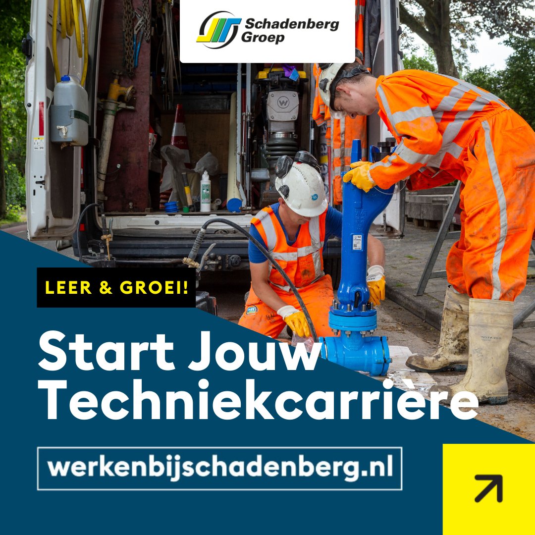 Een kickstart maken in de techniek? 

Word Leerling #Fitter bij Schadenberg Infratechniek en werk aan projecten voor drinkwaterbedrijven. Geniet van een hands-on opleiding, weinig reistijd en de kans op een uitdagende job! 

Solliciteer direct: schadenberg.nl/vacature/fitte…