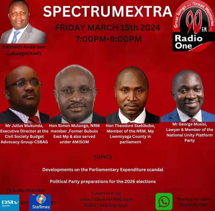 Tune in tonight at @RadioOneFM90 for an insightful discussion on the Parliamentary Expenditure scandal. Join @JuliusMukunda as he sheds light on accountability and transparency. Don't miss out on the facts! #Transparency #Accountability @kenethanderson5 @GeorgeMusisi @Andysen18