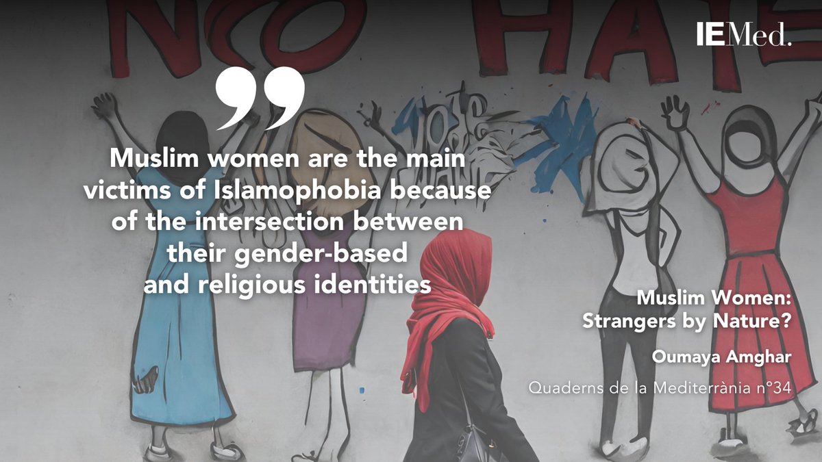 "There are plenty of stereotypes but most of them revolve around three key elements: the hijab, women’s rights and freedom, and education"
✍️🏾By Oumaya Amghar, IEMed

Today is International Day to Combat Islamophobia.

👉🏾iemed.org/publication/mu…
🇪🇸 iemed.org/publication/mu…
#NoToHate