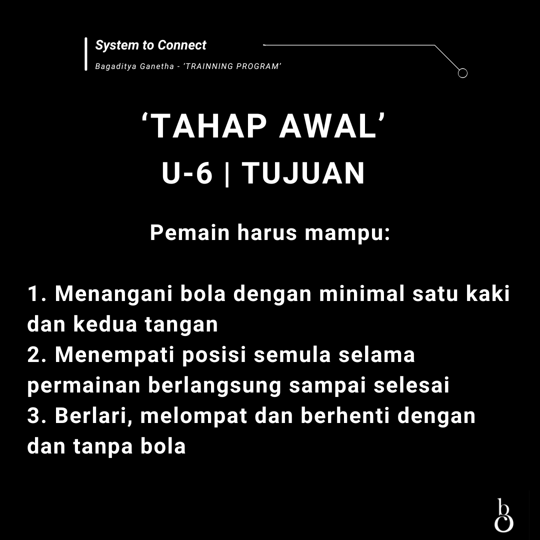Bagaditya_'s tweet photo. Initial Stage (U6) - Trainning program
Link:
https://t.co/qU9BEK5kwt
#sepakbolanak #usiamuda #sports #education #mindset #digitaleducation #sepakbola #soccer #stage https://t.co/ZLpKNJgQaS