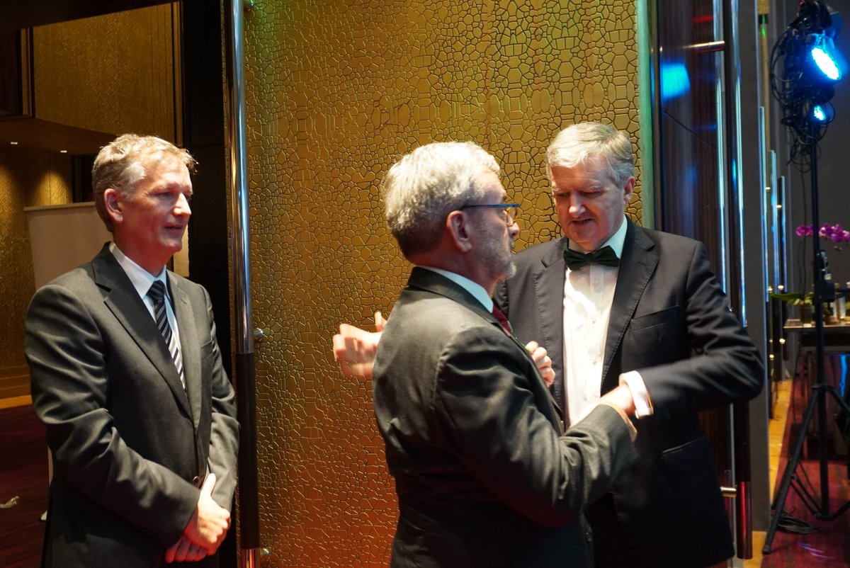 IrlEmbManila's tweet photo. Our third ever #StPatricksDay Reception in Manila was filled with friendship, beautiful music, and the sumptuous flavours of Ireland. What a fantastic way to kick off the 40 year anniversary of diplomatic relations between Ireland and the Philippines!☘️

#SPD2024 #LáFhéilePádraig https://t.co/TJ8szWPQ52