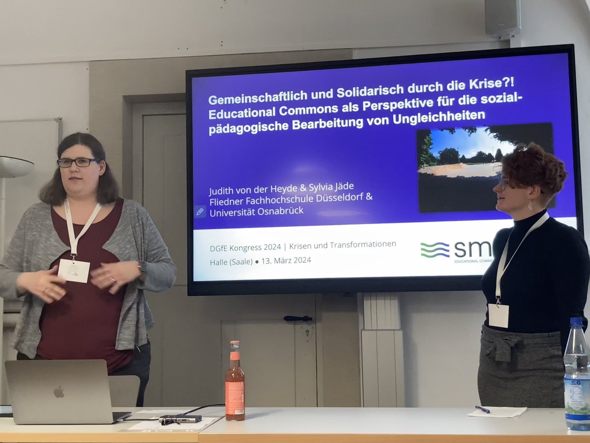 Sylvia Jäde (@sylviajaede.bsky.social) (@sylvia_jaede) on Twitter photo <a href="/supihudi/">Judith vdHeyde</a> and I presented the results of our case studies from the <a href="/smooth_h2020/">SMOOTH Project</a> project this Wednesday at the <a href="/dgfe_2024/">DGfE Kongress 2024 in Halle</a> congress in Halle (Saale). Thank you for your interest in the working group, our presentation and the stimulating discussion. <a href="/supihudi/">Judith vdHeyde</a> and I presented the results of our case studies from the <a href="/smooth_h2020/">SMOOTH Project</a> project this Wednesday at the <a href="/dgfe_2024/">DGfE Kongress 2024 in Halle</a> congress in Halle (Saale). Thank you for your interest in the working group, our presentation and the stimulating discussion.