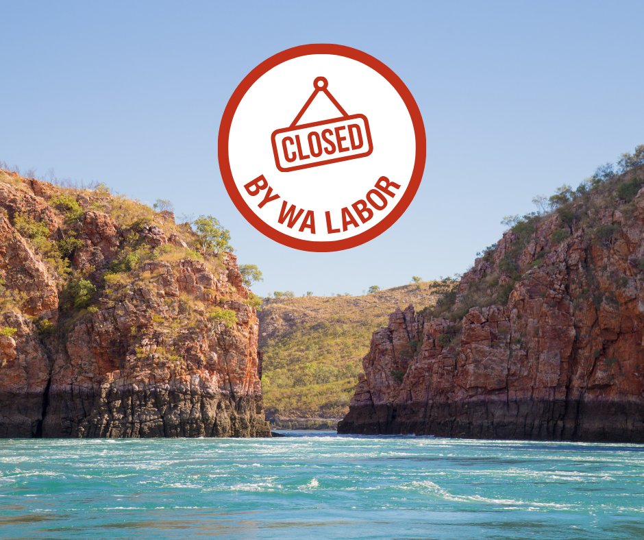 Louise_MLC's tweet photo. Following months of speculation, WA Labor say they are 'striking a balance' and closing Horizontal Falls from March 2028. Where will WA Labor stop? There is no doubt every natural attraction in WA is at risk. https://t.co/v1pb1cleGy