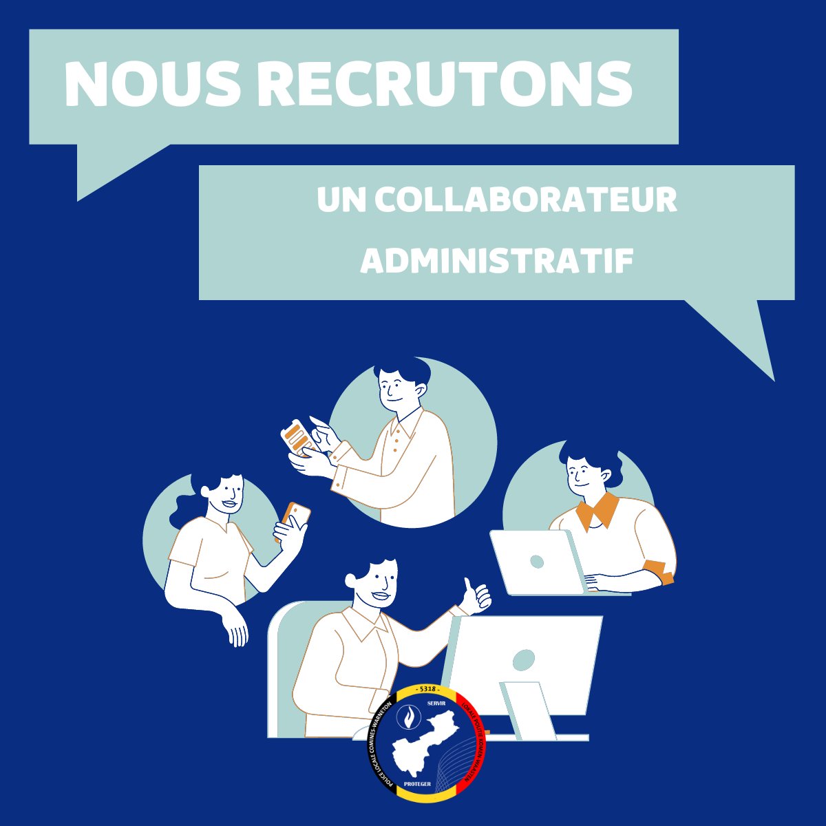 Police Comines tweet media