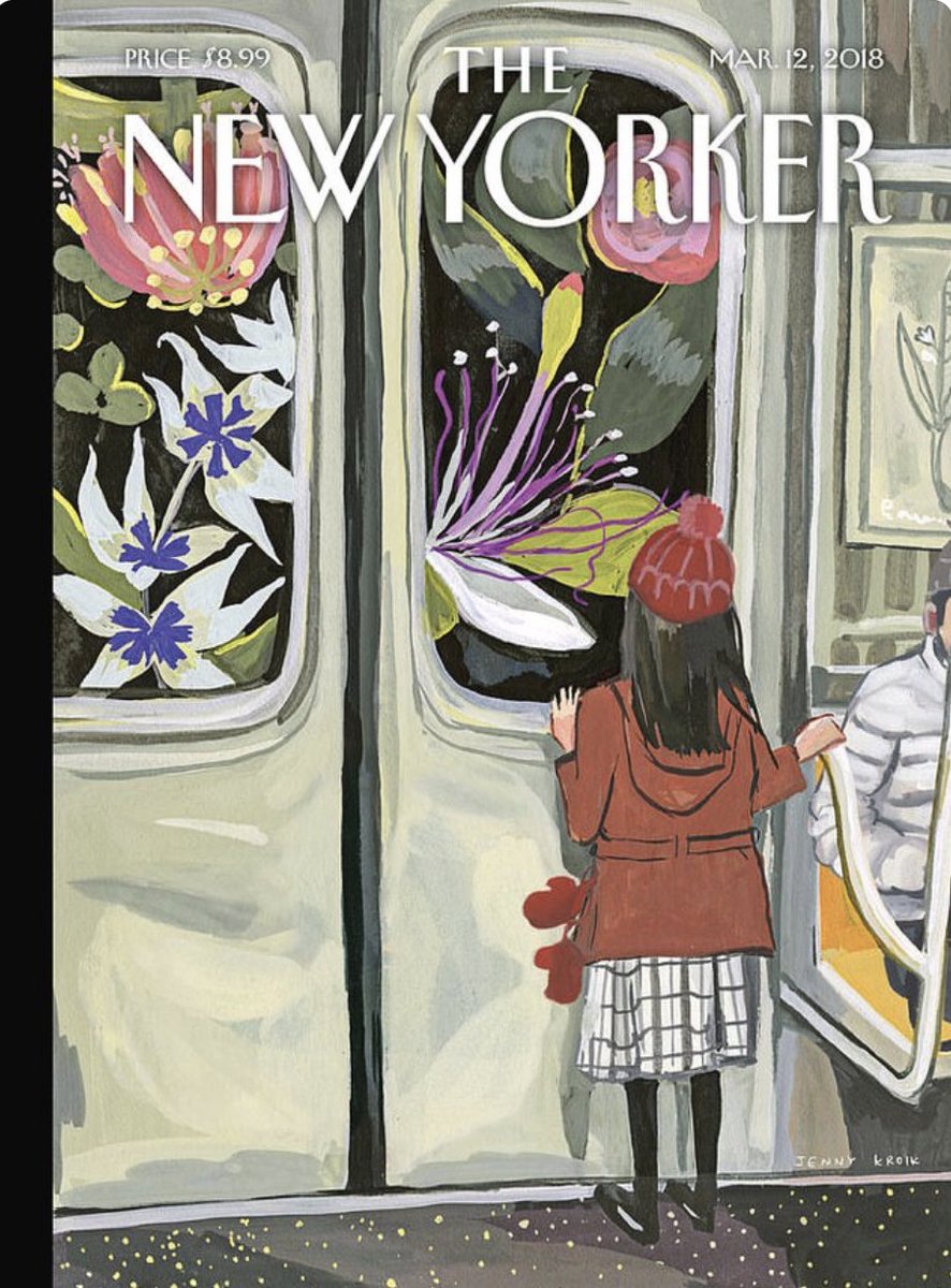 Spring is coming. #NewYorkerCovers ✍🏼Jenny Kroik #findesemana🌼