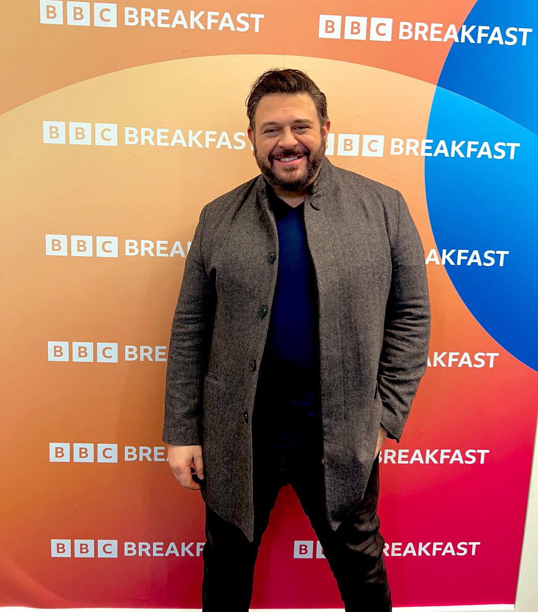 Thank you for having me, @BBCBreakfast & allowing me to let the world know about #AdamRichmanEatsBritain !!