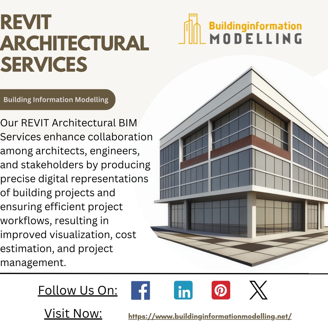 Our #REVITArchitecturalBIMServices ensuring efficient project workflows, resulting in improved visualization, cost estimation, and project management. 👉tinyurl.com/52ce8wfw #revitarchitectural #architecturalservices #bimengineering #bimconsultants #usa