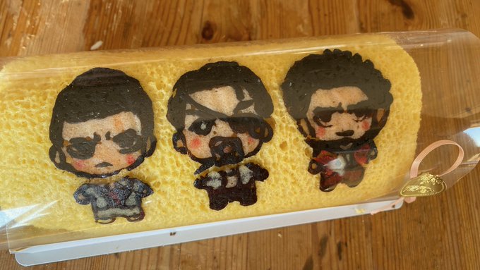 I made a Yakuza roll cake!  端の数字がポイント♡ https://t.co/Zh2Ck1U20J