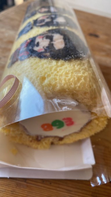 I made a Yakuza roll cake!  端の数字がポイント♡ https://t.co/Zh2Ck1U20J
