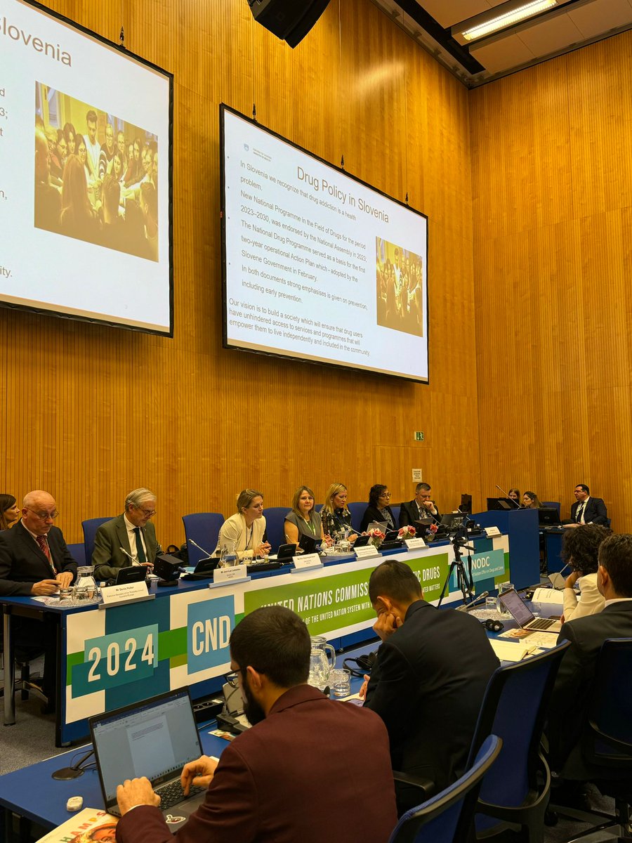 SLOtoVienna's tweet image. 💥Exciting update from #CND67! 🇸🇮’s side event highlighted the vital ‘the earlier, the better’ approach in addressing drug issues. We emphasized the significance of the CHAMPS initiative, boosting children’s resilience from birth to adolescence, ultimately deterring #druguse 💊