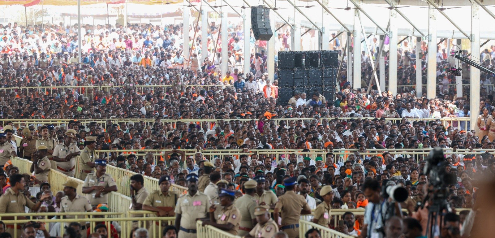Crowd at PM Modi's rally in Kanyakumari 