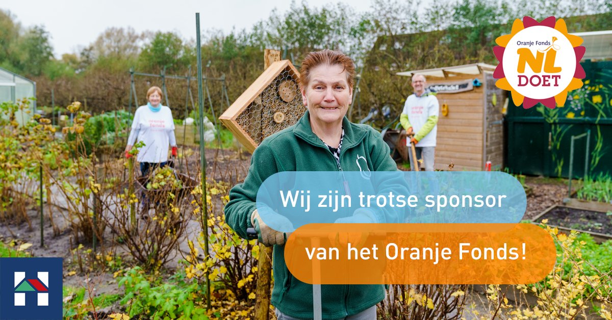 Tijdens NLdoet van het @oranjefonds steken veel Nederlanders de handen uit de mouwen voor een ander 💪

Als trotse sponsor van het Oranje Fonds zijn wij vandaag en morgen ook te vinden bij verschillende mooie initiatieven in het land. Voor wie zet jij je in? 👫