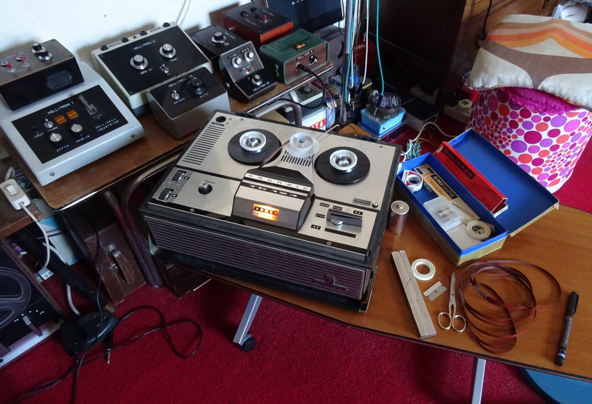 Tape loop making with reel to reel quarter inch tape is an activity that always produces some unexpected and enjoyable results, that are especially useful in experimental film. With a tape loop soundtrack a new short video reveals the process. youtu.be/jyLiOd1UO7I