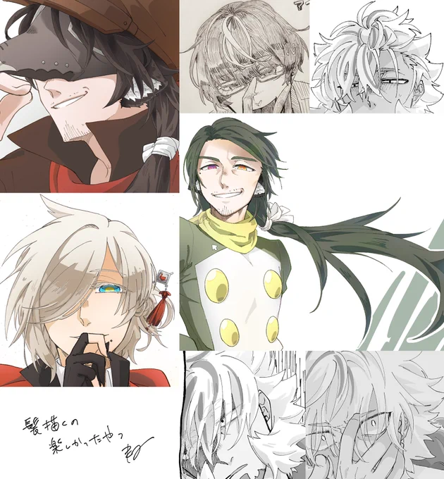 現在で髪の描き込み多めにしたらどうなるかやってみたさはある 