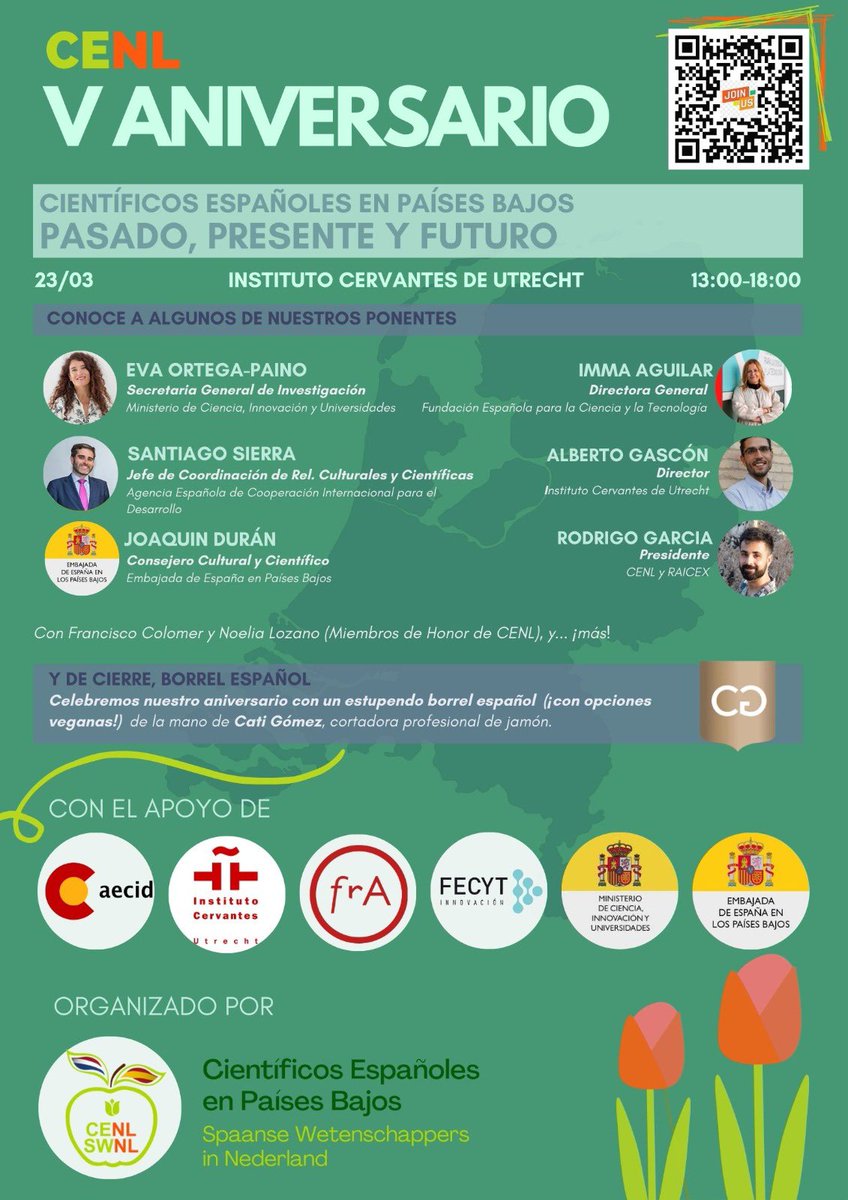 CENL | Científicos Españoles en Países Bajos tweet media