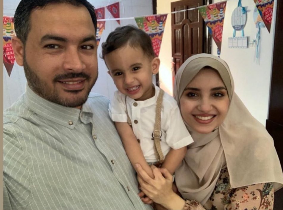 The story of the prominent Arab programmer Haitham Al-Nabahin & his wife, engineer Nesma Sadeq, ended yesterday when Israel bombed their refuge home. Their children, Mohammed & Layan, were killed by Israel earlier in February. Israel targets and hunts Palestinian intellectuals.