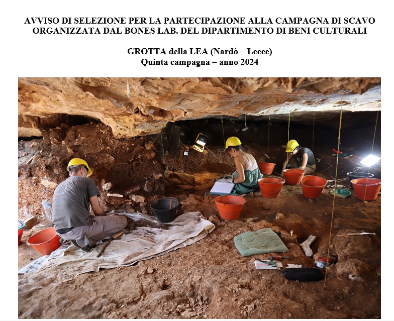 🔍 Seeking two students to join us for the Paleolithic site excavation at Grotta della Lea, Uluzzo Bay beniculturali.unibo.it/it/notizie/ban…