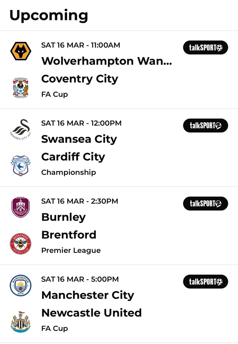 Live commentary from 3 different competitions on Saturday across the talkSPORT network. We have #facup #EFL & #premierleague for you - I’m at Turf Moor with @mickygray33 for @BurnleyOfficial v @BrentfordFC at 3pm on @talkSPORT2 #BURBRE #twitterclarets #BrentfordFC